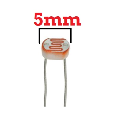 [HAEBOT] Sensor Cahaya Light Dependent Resistor LDR 5mm Sensor 5pcs Line Follower 5516 5549