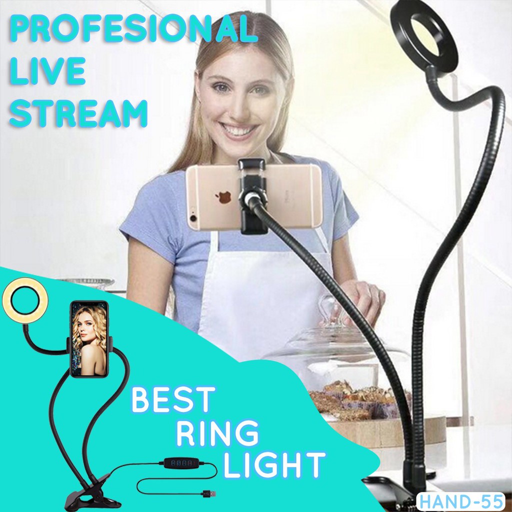 Peralatan tripod vlog ring light lazypod - LAZYPOD RINGLIGHT