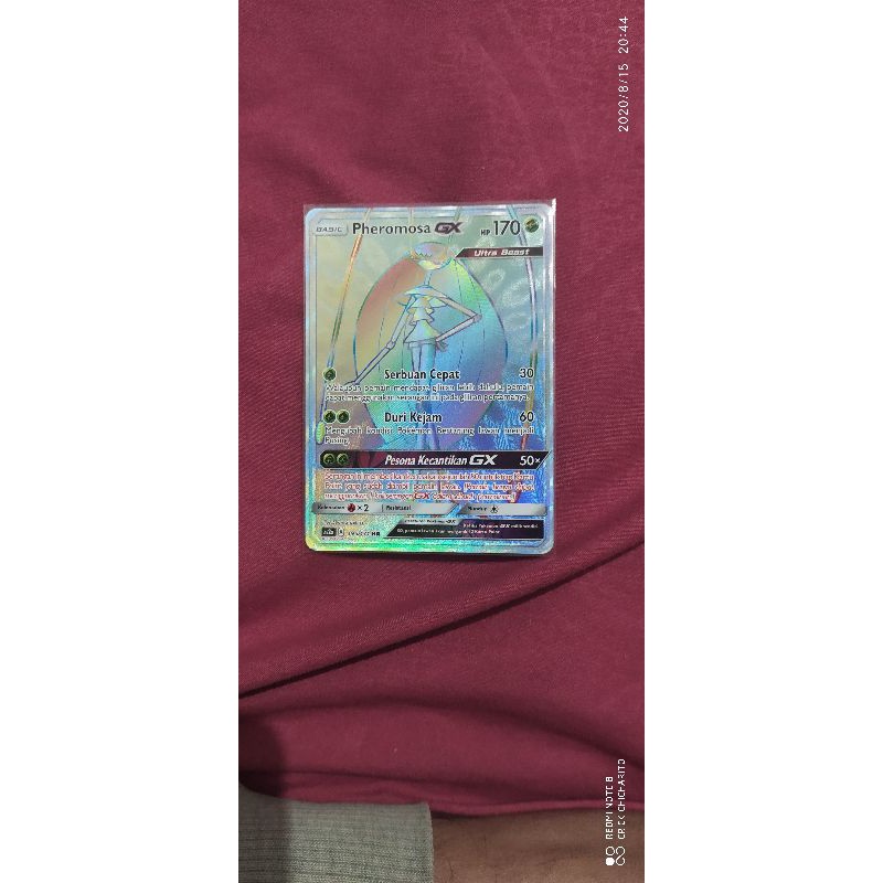 kartu pokemon bahasa Indonesia Pheromosa GX HR