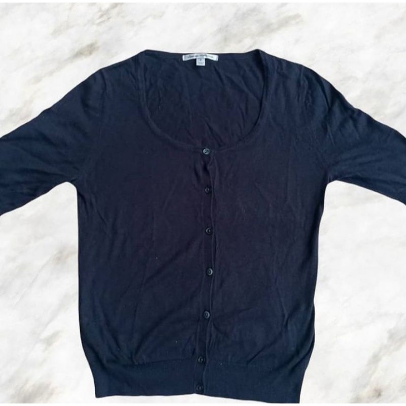

CARDIGAN LENGAN PANJANG//HITAM//BRANDED//FREE BOX&BUBBLE WRAP//THRIFTCOLLECTION