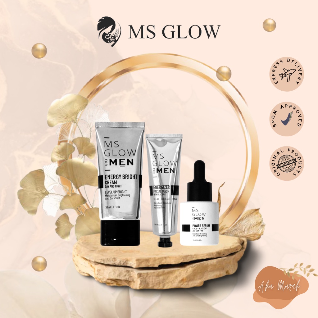 ✨ AKU MURAH ✨ MS Glow Paket For Men BPOM