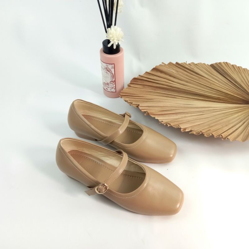 VNL 0104 Aline Flatshoes | Sepatu Wanita | Sepatu Flatshoes | Flatshoes Casual | Sepatu Hak 2cm