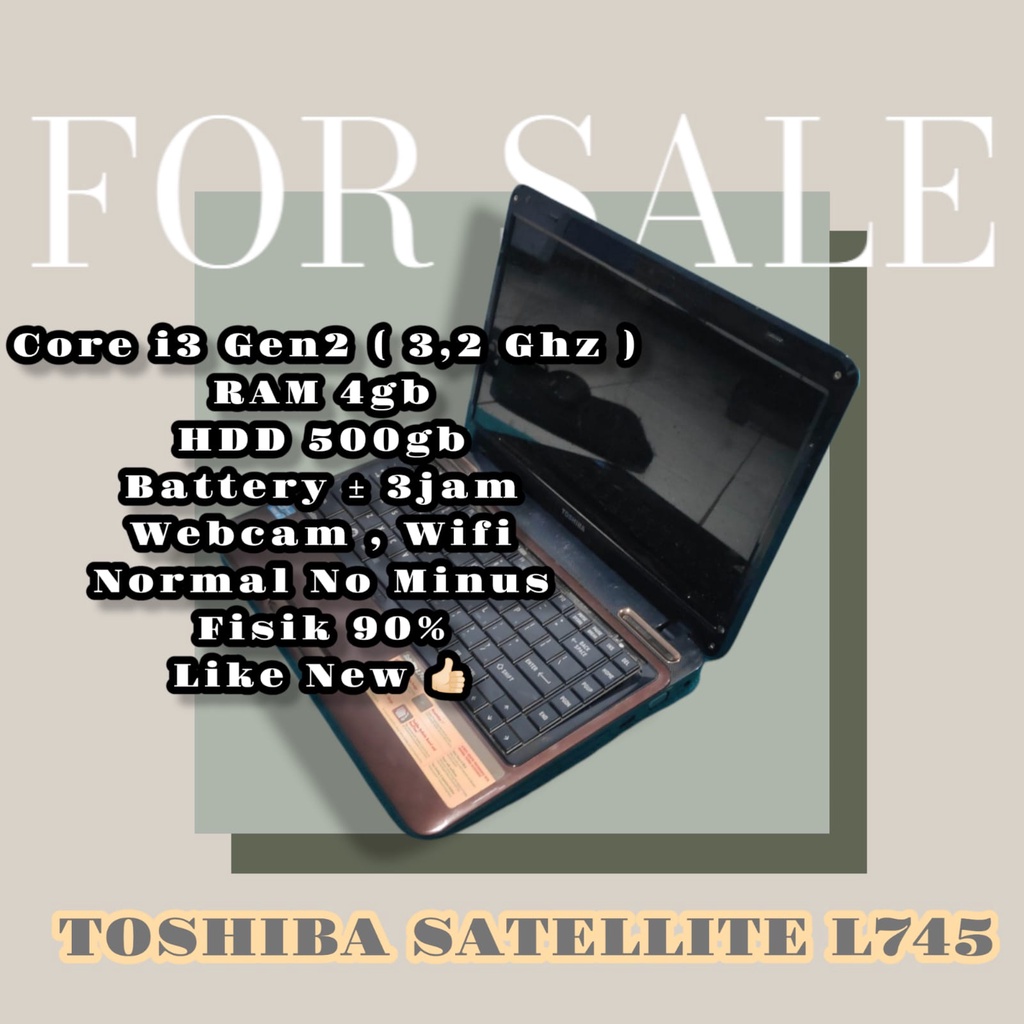 Laptop Toshiba Satellite L745
