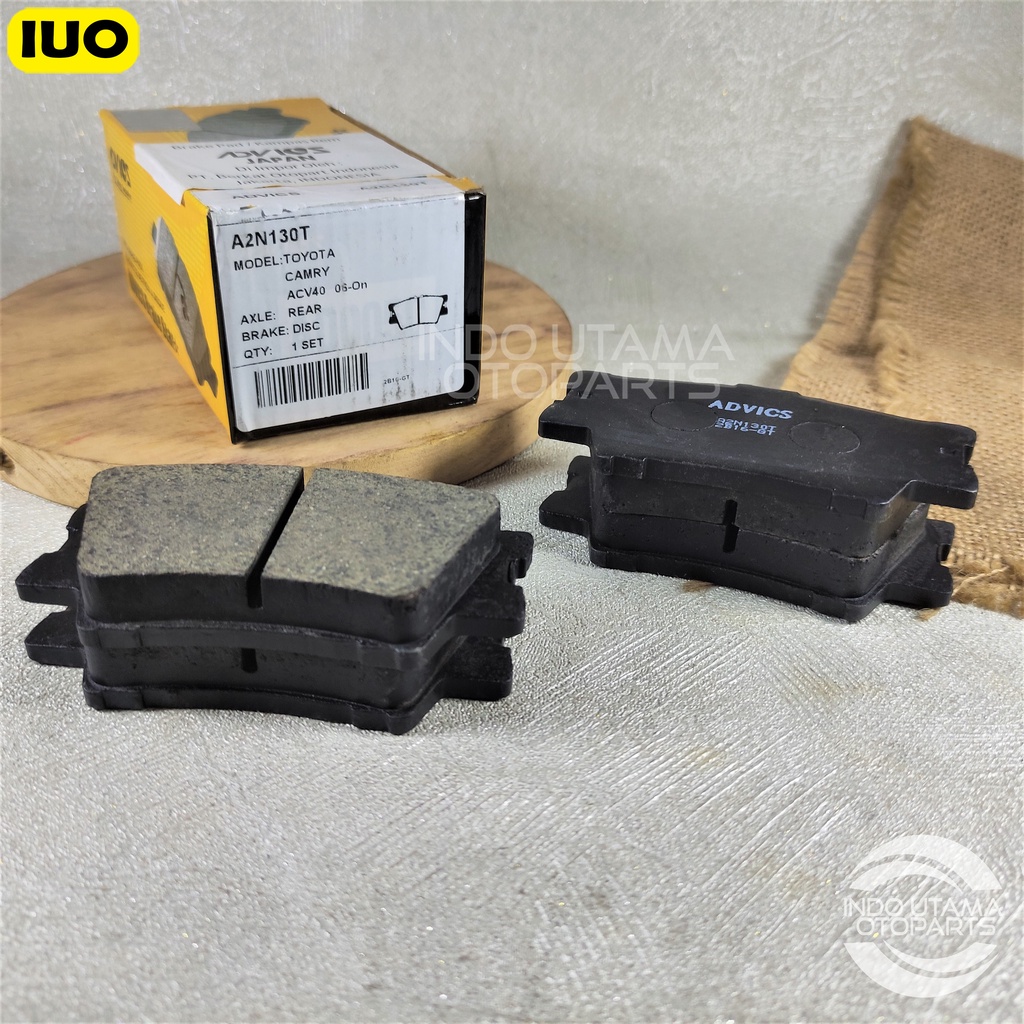 Brake Pad AISIN All New Camry Kampas Rem ADVICS A2N130T - ORIGINAL