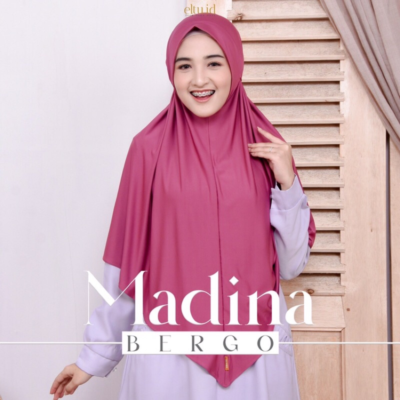 JILBAB TALI INSTAN MADINA BERGO BY ELTU