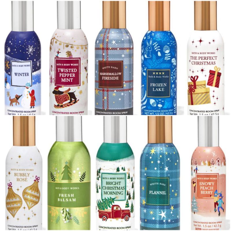 [ PART 1 ] Room Spray Bath and Body Works [ Mahogany Teakwood - Eucalyptus Spearmint - Japanese Cherry Blossom ]