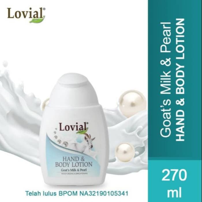 Lovial Hand&body Lotion Goat's Milk & Pearl 270ml