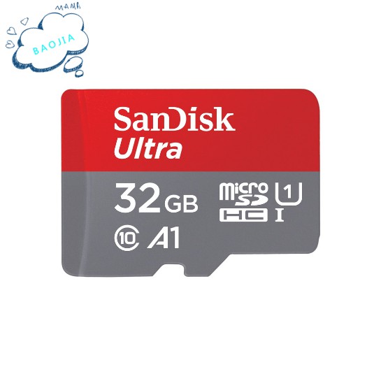 SANDISK Kartu Memori 32GB Micro TF Class 10 dengan Adapter