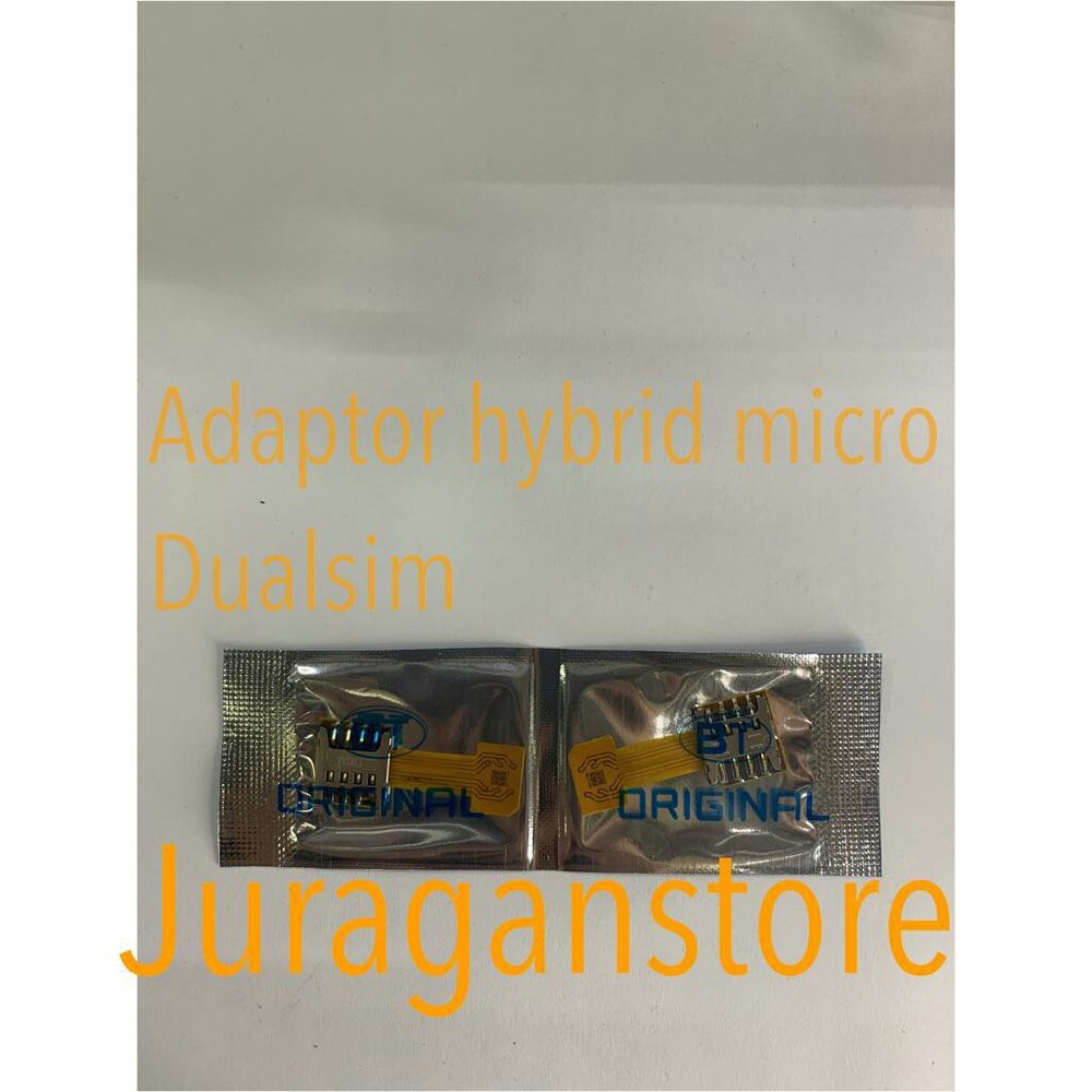 FLEXIBLE DUAL SIM CONVETER HYBRID CARD SLOT MICRO SD ADAPTOR HYBRID MICRO