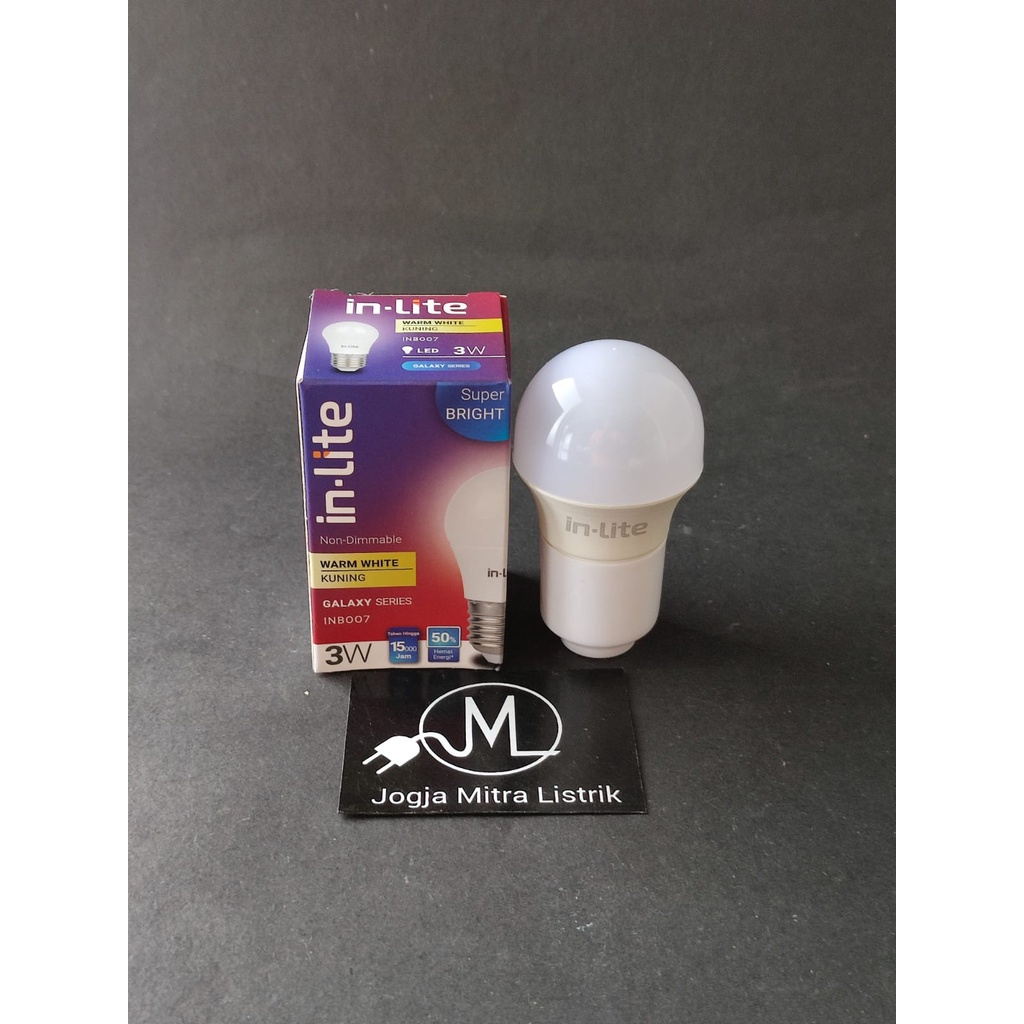 LAMPU LED INLITE 3 WATT INB007 KUNING