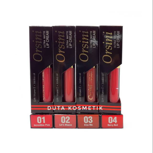 LIP CREAM ORSINI ULTRA MATTE BPOM