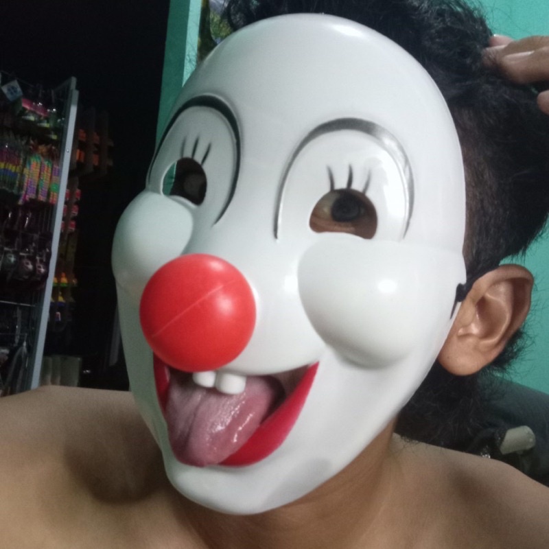 topeng badut / clown - topeng halloweeen - topeng anak lucu murah