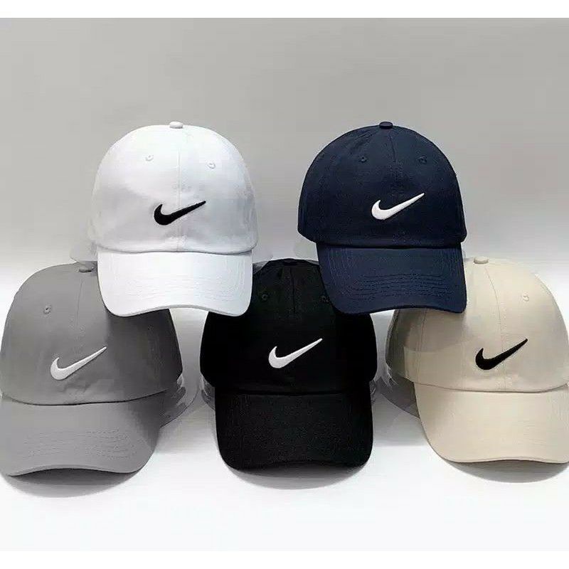 Topi Baseball Dewasa Bordir Logo Nike Bahan Raffel Import Bordir Custom Nike