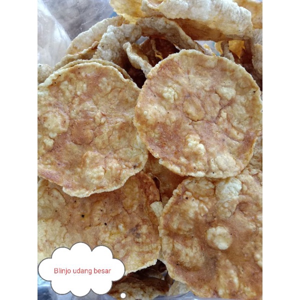 

kerupuk blinjo udang manis - kemasan 250gr