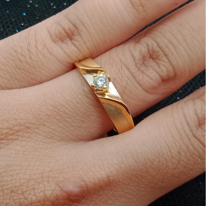 Cincin Emas 17K - 3 gr Kadar 750 - 792