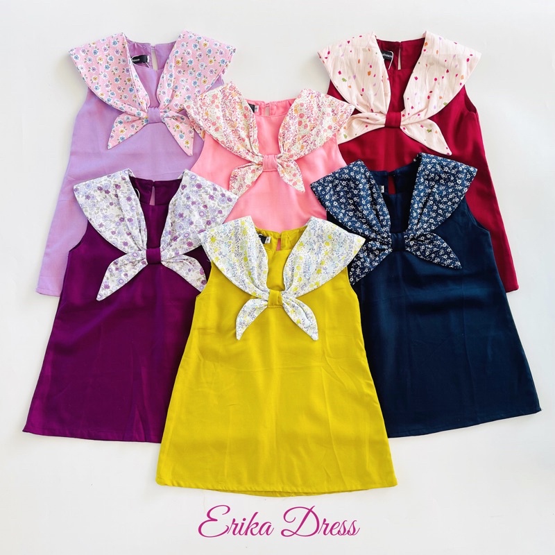 Erika Dress/dress bayi/baju bayi/dress anak/baju anak