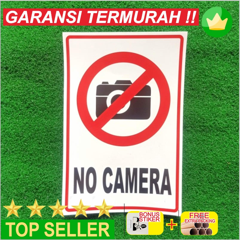 

Promo Stiker No Camera 15x20 Elegan