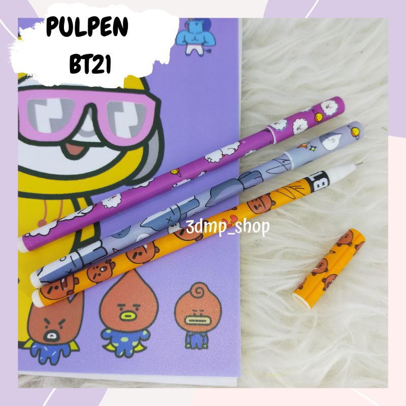 PULPEN PEN BTS BT21 RJ SHOOKY RJ