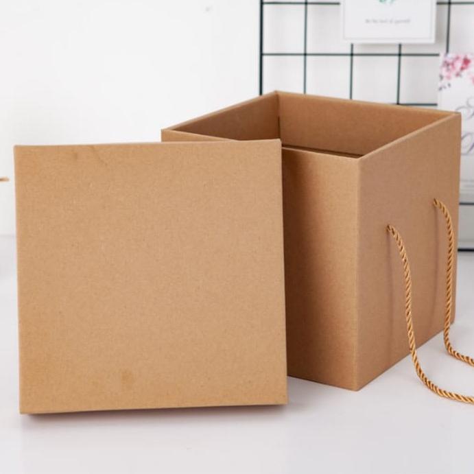 

[KODE K8DQF] box polos hampers box parcel kue kering, box paket makanan