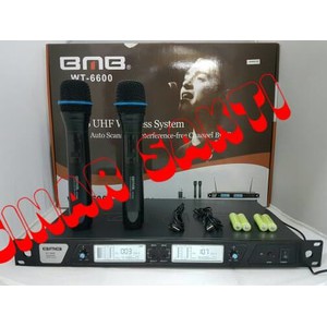 Murah Mic Wireless BMB WT 6600 + Baterai Charger ( ORIGINAL )