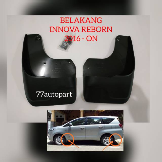 Karpet lumpur innova reborn 2016 ON belakang