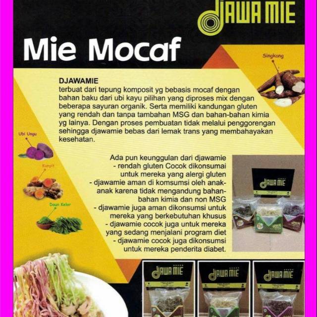 

Jawa mie mocaf original murah sehat