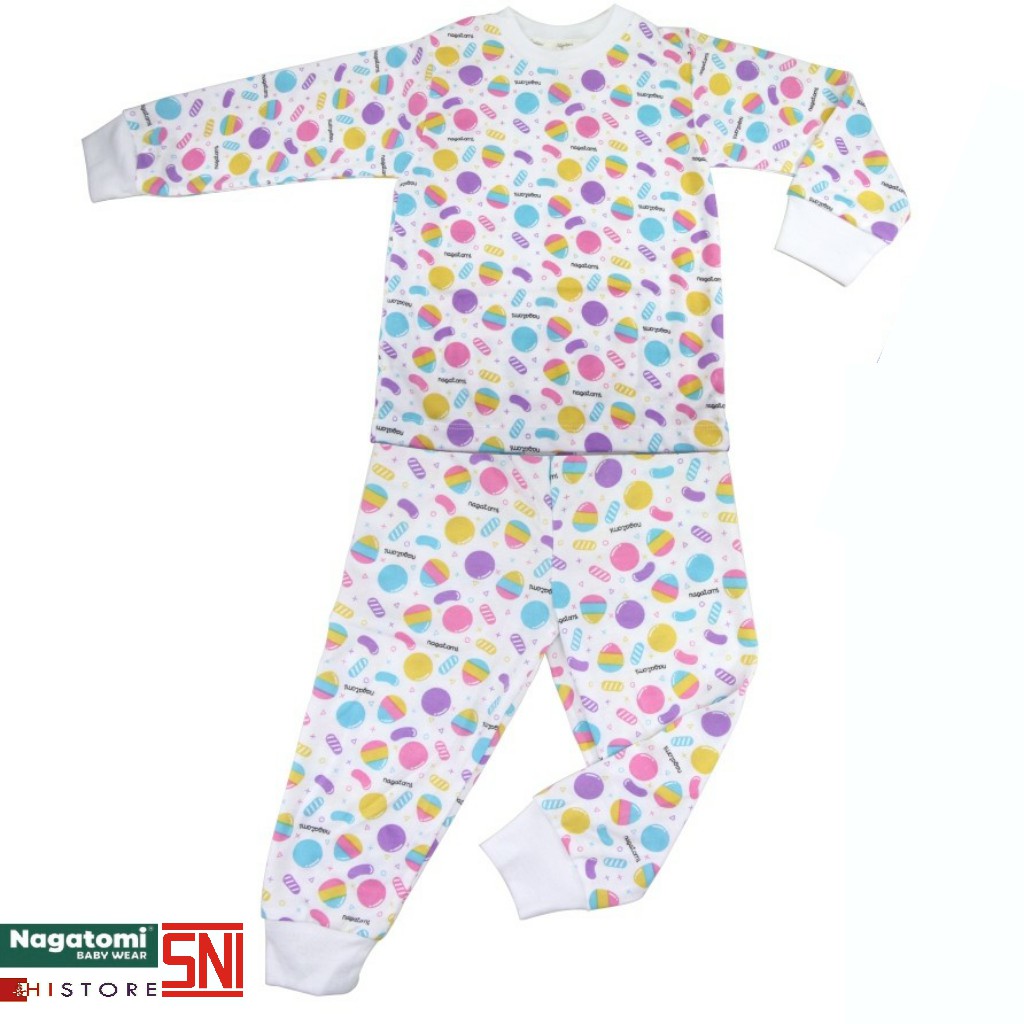 [HI]PIYAMA SLEEPING WEAR NAGATOMI BAHAN KATUN DOUBLE PREMIUM ANTI ALERGI