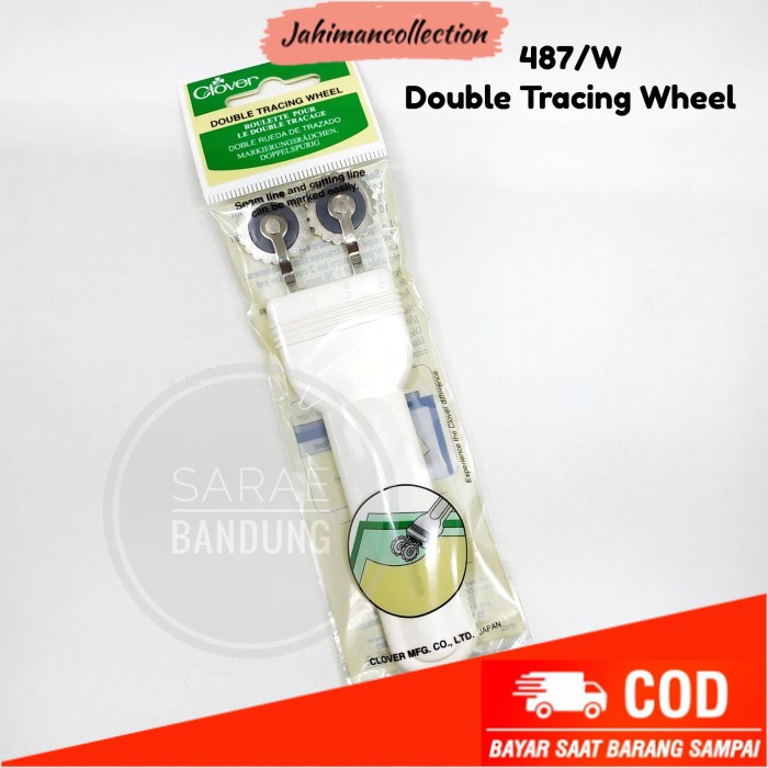 

✨ BISA COD ✨ Clover Double Tracing Wheel