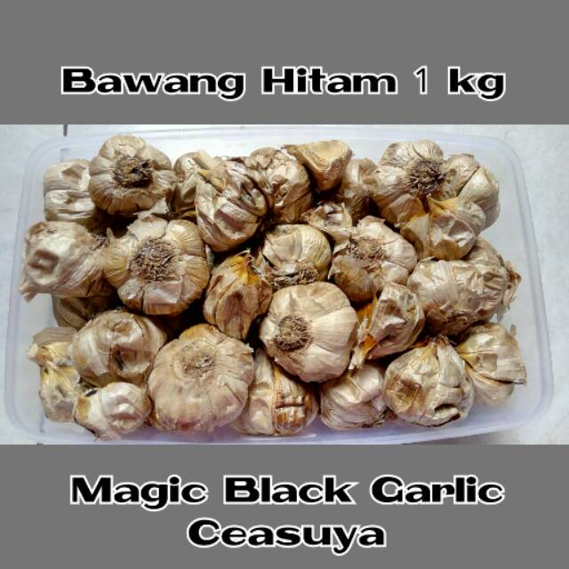 

Ceasuya Black Garlic / Bawang Hitam biasa / kating 1 kg / 1000 gram