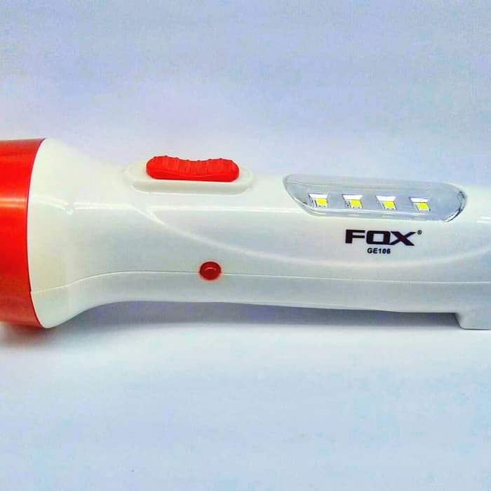 Senter Fox 106 Senter Cas Fox 106 Senter charge rechargeableemergency fox lampu darurat jalan campin