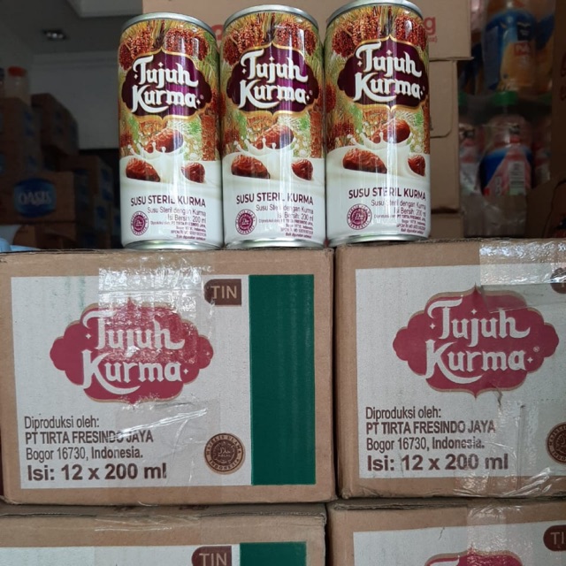 

Tujuh kurma kemasan kaleng 12x200ml