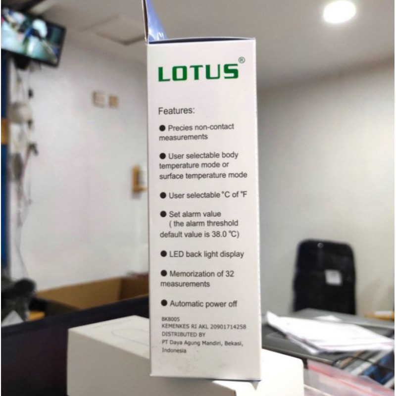 Termometer Tembak Lotus / Thermogun / Termometer Infrared