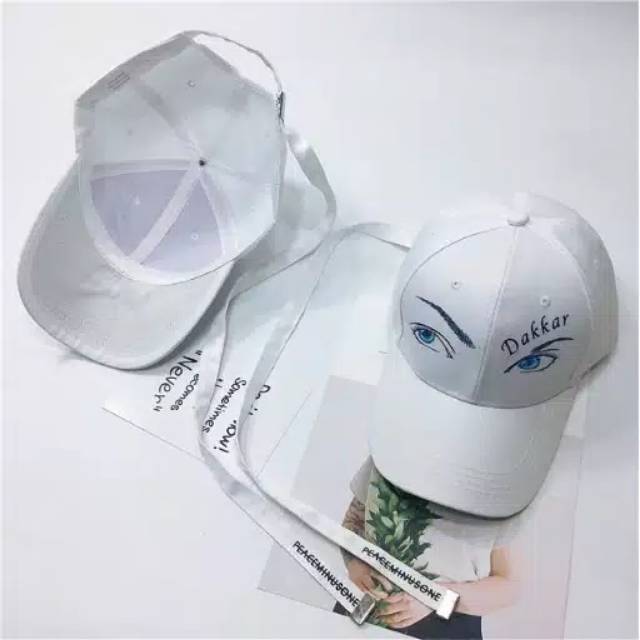Topi Baseball G-Dragon GD Bigbang Peaceminusone Tali strap panjang Dakkar Eyes Hat Cap Hiphop
