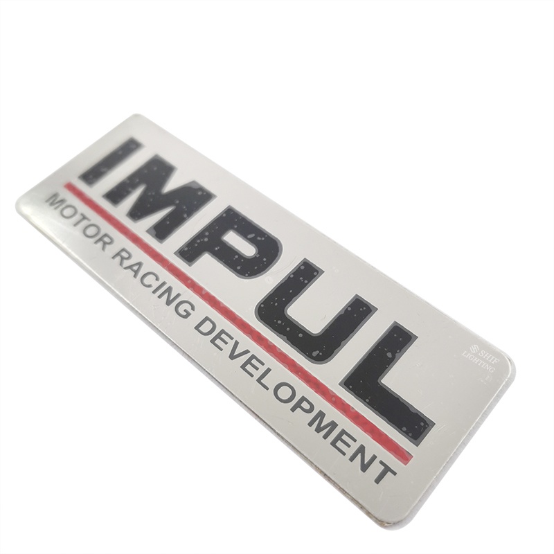 1pc Stiker Emblem Logo IMPUL Bahan Metal Untuk Mobil / MOTOR