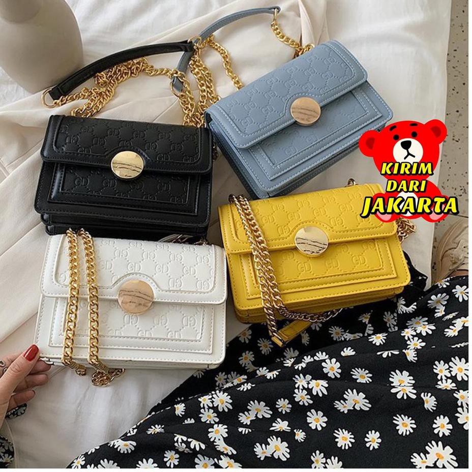 ❋ iBAGS 3031 { 1Kg Bisa 2Pcs} - Tas Batam -Tas Import Fashion Selempang ✫
