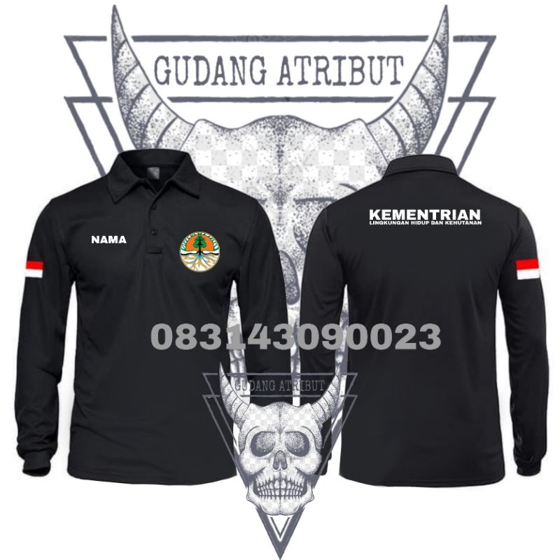 KAOS.POLOSHIRT.LENGAN.PANJANG.KEMENTRIAN.LINGKUNGAN.HIDUP.DAN KEHUTANAN.