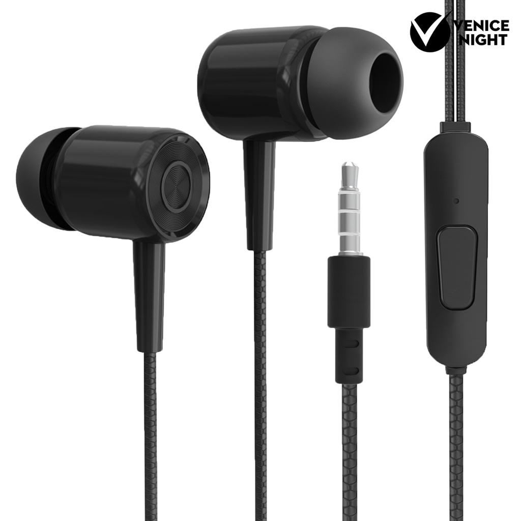 (VNEP) (Berkabel) L5 Headset Earphone Earbuds Gaming In-ear Heavy Bass Kabel 3.5mm Dengan Mic Untuk Karaoke