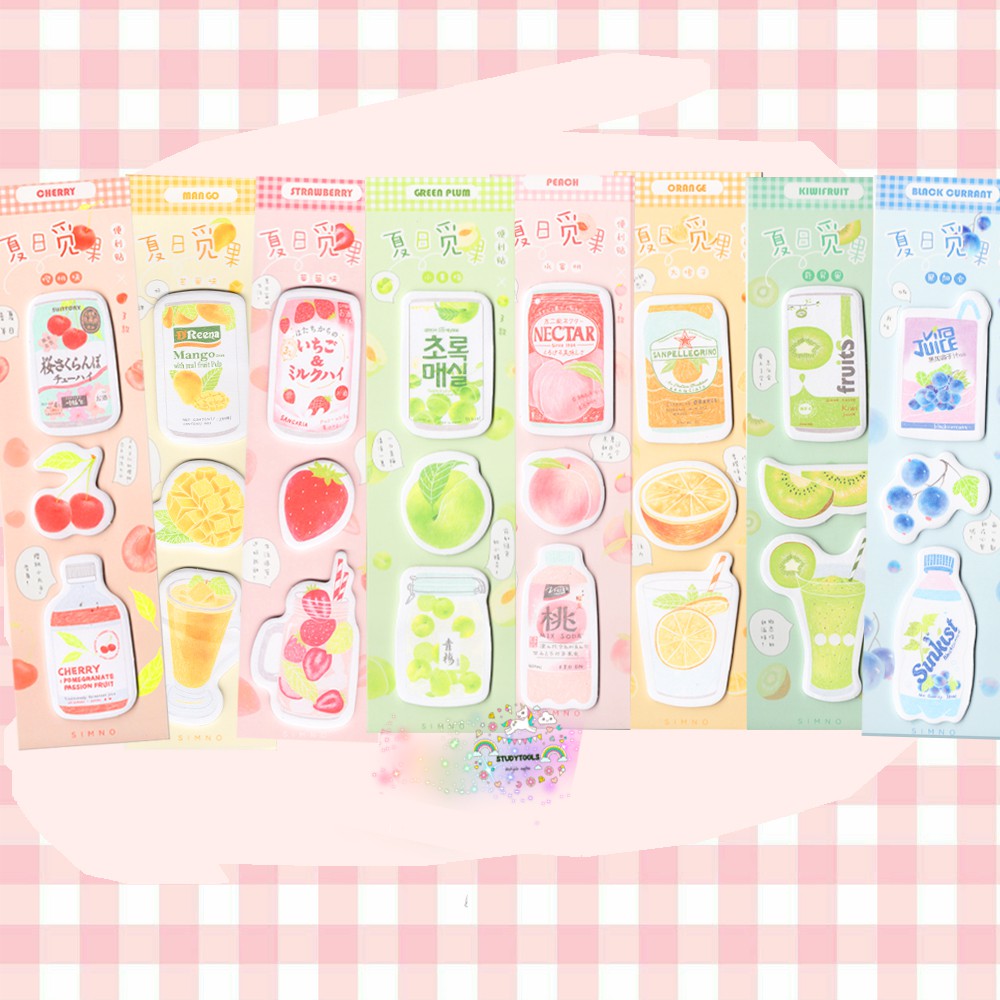 

FRUITY JUICE STICKY NOTES