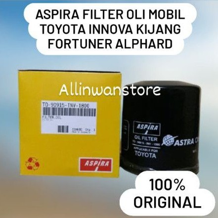 ASPIRA Filter Oli Mobil Toyota Innova Kijang Fortuner Alphard