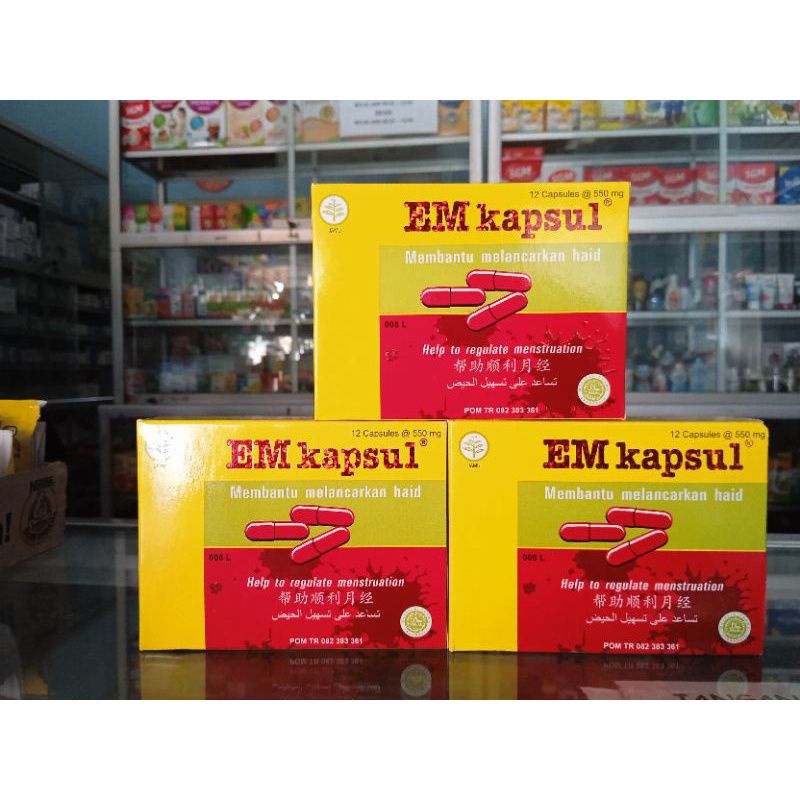 Pelancar haid EM kapsul