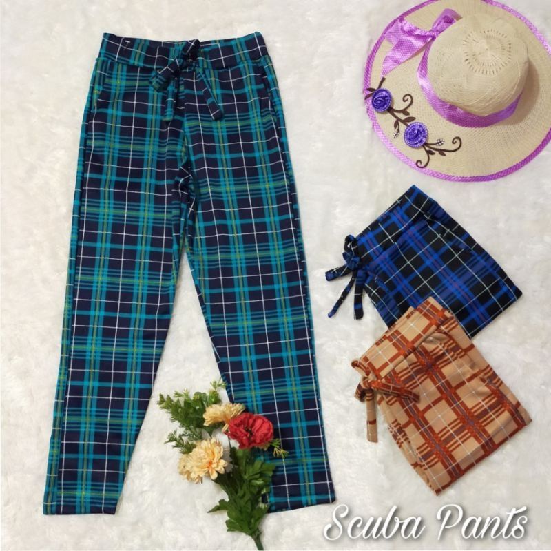 ☄️COD☄️Celana Wanita Premium / Celana Kotak Wanita