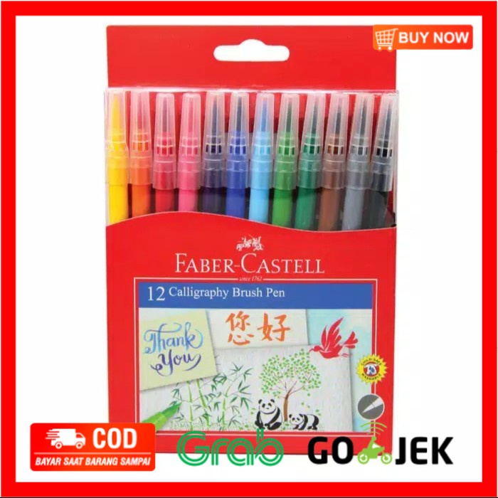 

(BISA COD) Calligraphy Brush Pen Faber Castell