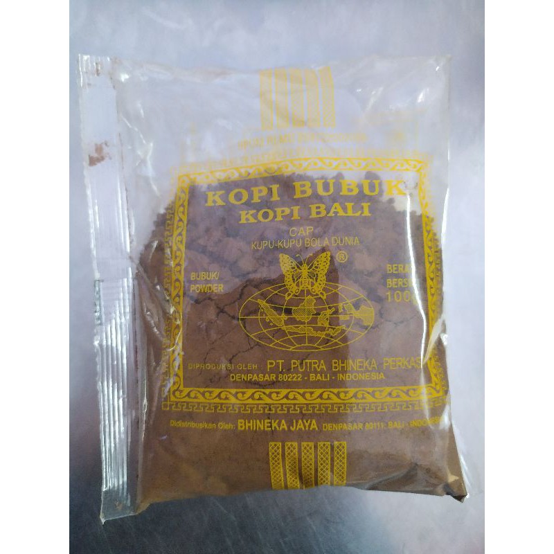 

Kopi Bubuk Bola Dunia 100g