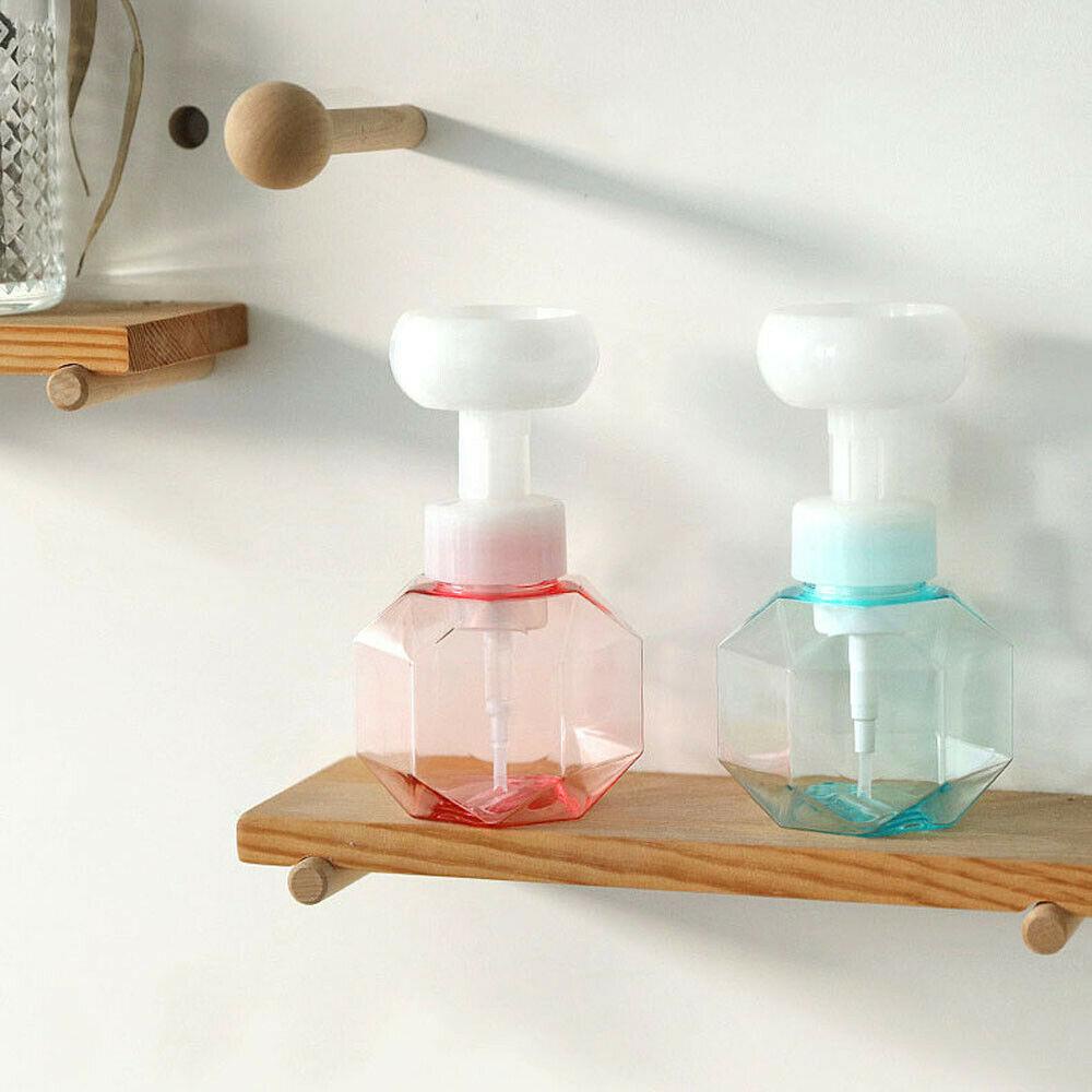 Dispenser Sabun Cair Bentuk Bunga Transparan Ukuran 300ml
