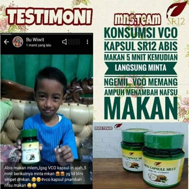 Viral Kapsul Penggemuk Badan Vco Sr12 Menambah Berat Badan Obat Nafsu Makan Menambah Nafsu Makan Indonesia