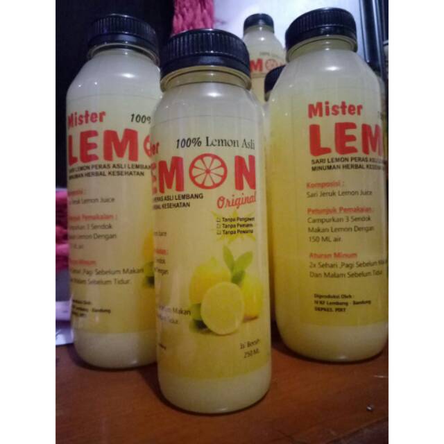 

MISTER LEMON 100% Air Perasan Lemon Asli