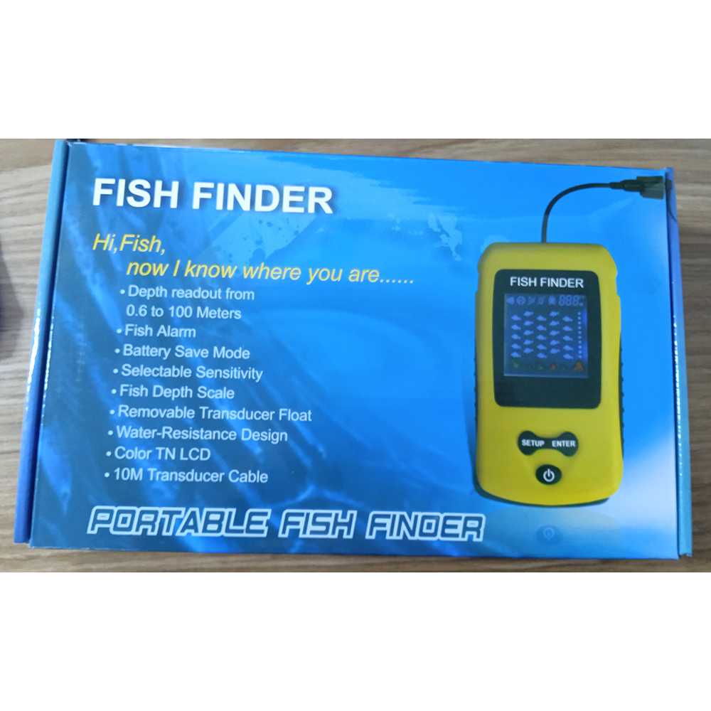 TG - HFD Alat Pelacak Ikan Portable Sonar Fish Finder Range 100M - TL8