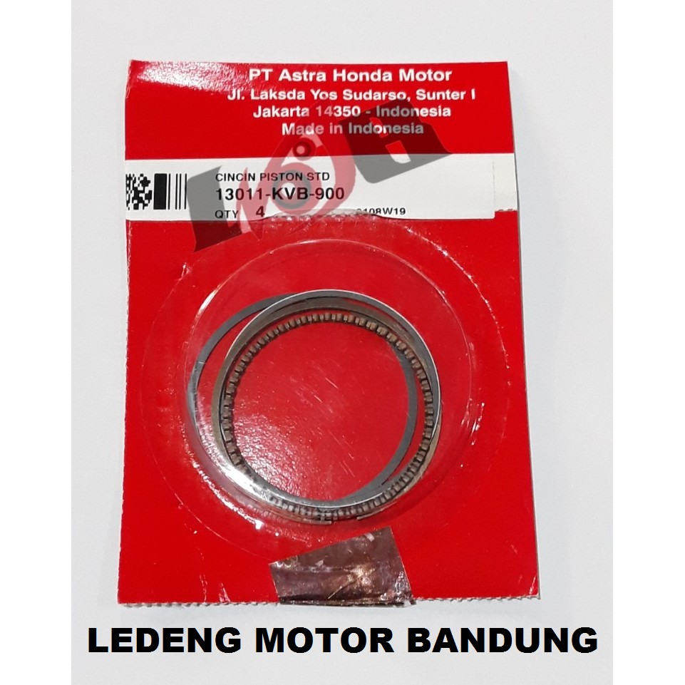 Ring Seher Only Honda Vario Lama 110cc KVB Original AHM Piston Ring