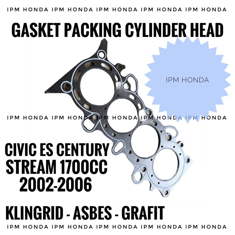 12251 PLC Paking Packing Gasket Cylinder Head Honda Civic Es VTIS Century 2001 2002 2003 2004 2005