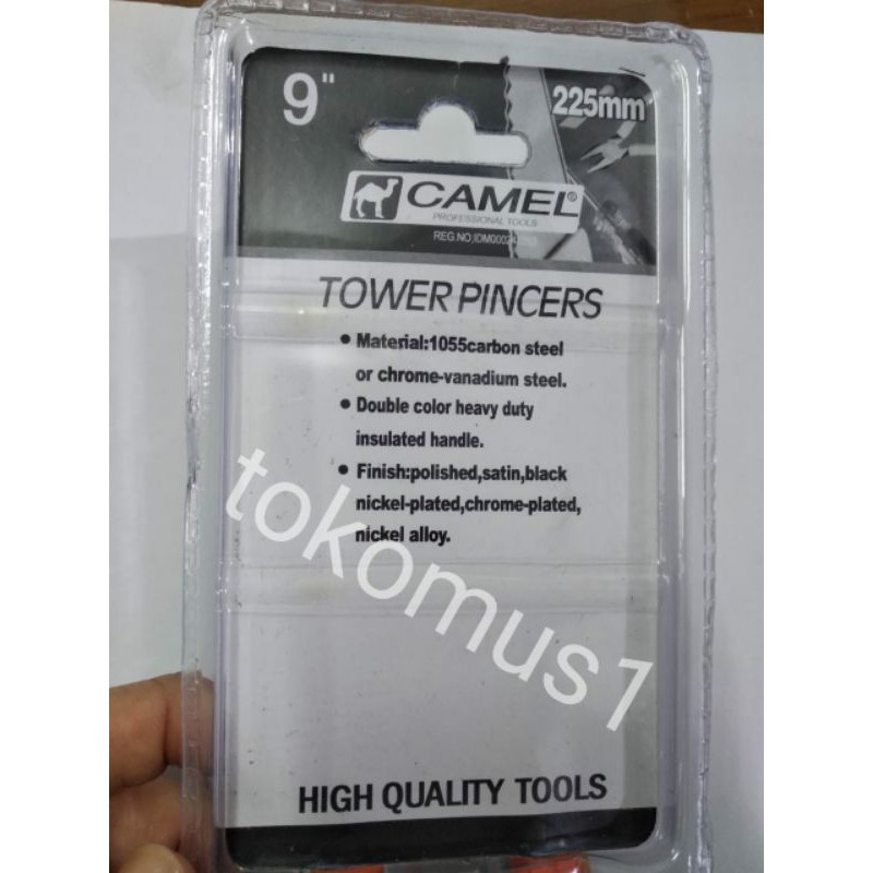 TANG GEGEP CAMEL 9 INCH TANG CABUT PAKU GAGANG KARET HEAVY DUTY MURAH